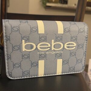 Bebe ❤️ Paisley Flap Denim Blue Crossbody * Brand New ❤️